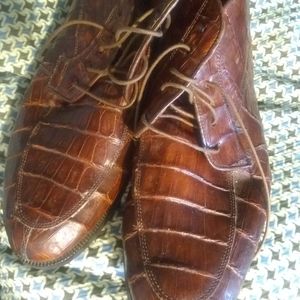 Belvedere Crocodile ankle boots sz.11 1/2 price firm to sell